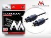 Kabel audio Maclean MCTV-750 Toslink (M) - Toslink (M), 0,5m, czarny